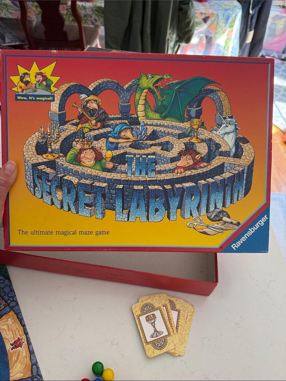 Vintage 1998 edition of The Secret Labyrinth by Ravensburger